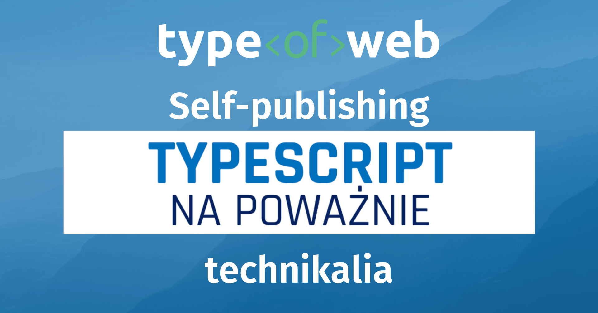 Self-publishing: Jak napisałem książkę w markdownie?